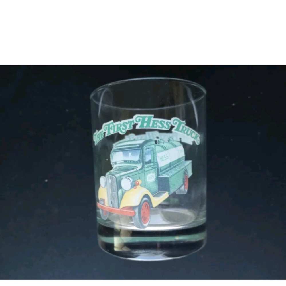 Vintage 1996 The First Hess Truck Tumbler Drinking Glass